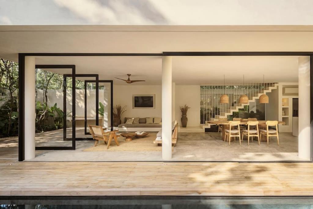 Casa Areca, Awarded Architectural Villa Located In A Secured Gated Community, With Concierge Services Тулум Экстерьер фото